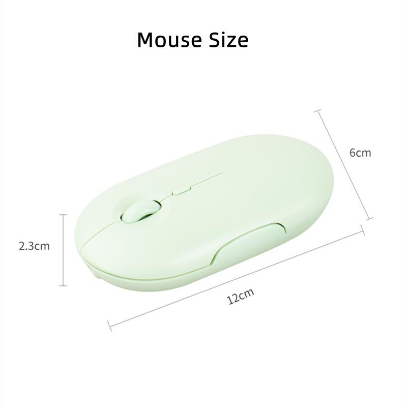 Rechargeable Wireless Mouse Bluetooth 2.4g Usb Mouse Ultra-thin Silent Gaming Mice For Ipad Macbook Tablet Computer Laptop Pc