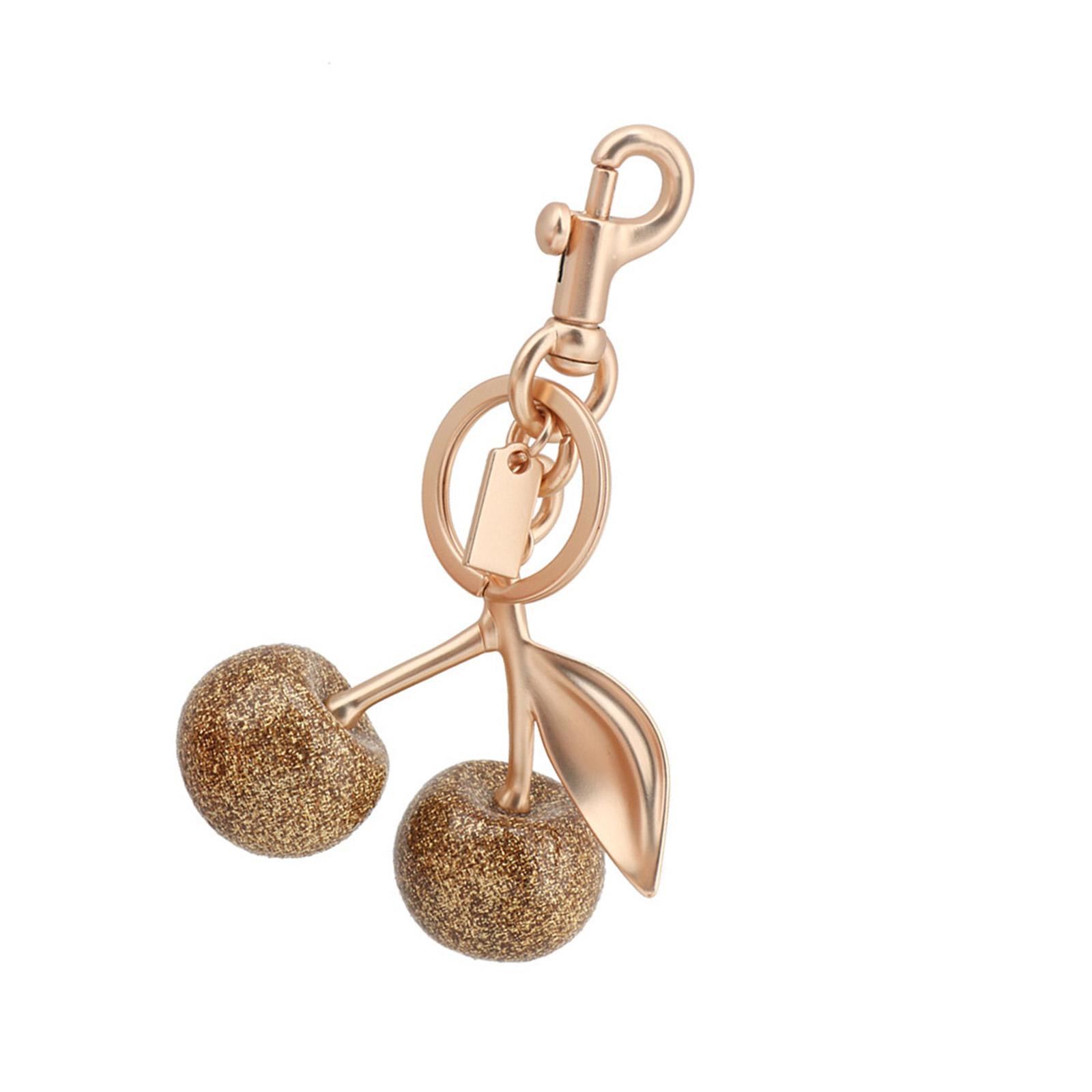 

Youthful Cherry Accessory Fashionable Keychain Accessory Cherry Keyrings Suitable for Parties and Casual Outfits