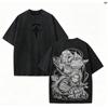 Fullmetal Alchemist Anime Lover Washed T-shirt Year round clothing high quality personality Clothes Plus Size Unisex New Model Couples tee