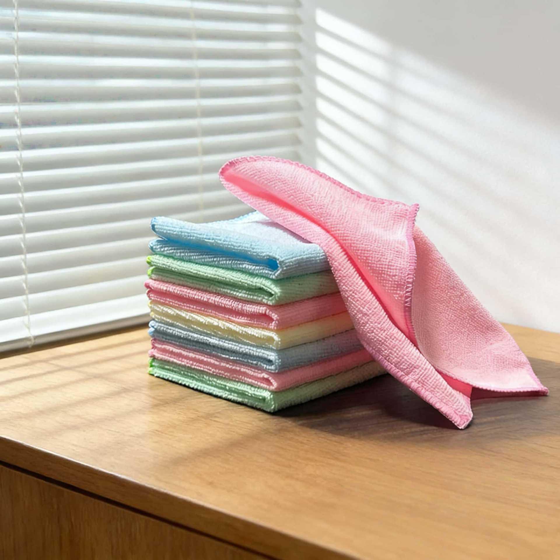 Non-Stick Wood Fiber Dishcloth: Absorbent, Lint-Free, Easy to Clean