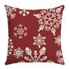 New Christmas Cushion Snowflake Elk Garland Red Home Cushion Pillow Case