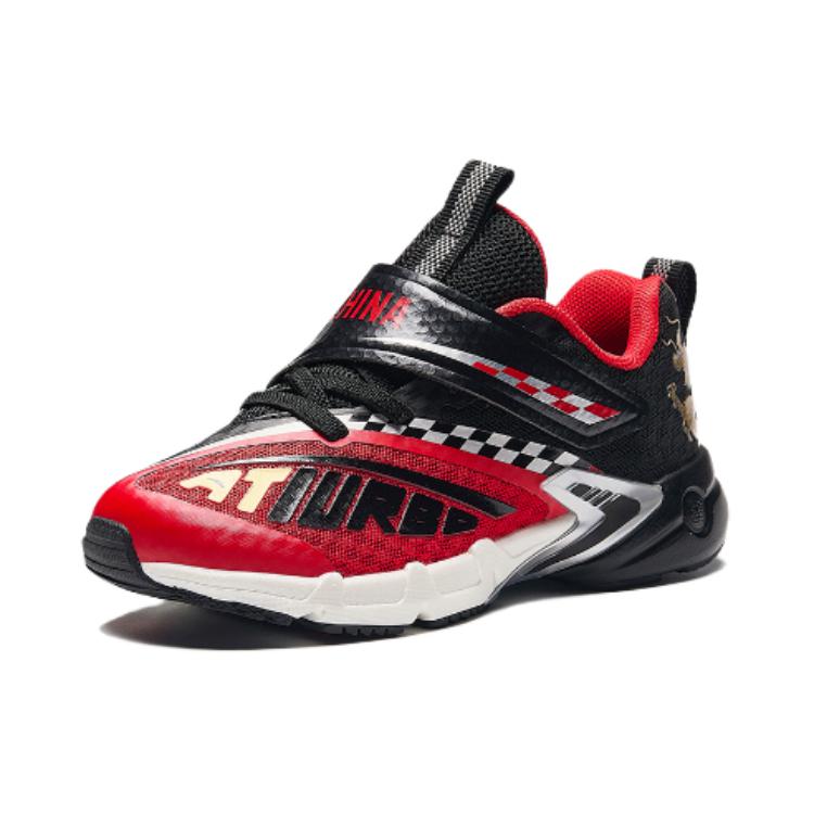 Anta Kids Flying Knight Pro Comfortable Non-Slip Low-Top Running Shoes Kids running shoes Black Red 312419969-4