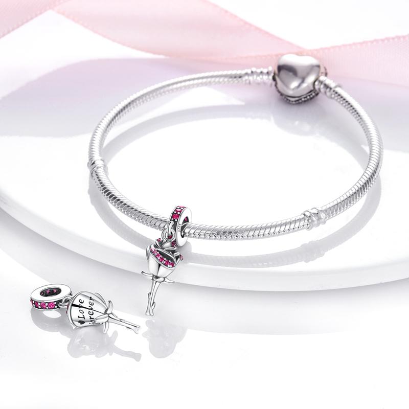 Charms Copper Rose Series Charms Beads Fits 3Mm Original Bracelet Necklace Womens Diy Fine Jewelry Gifts Making