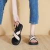Grape mother platform sandals women's fashion outer wear 2025 summer new models step on shit feeling Korean version women's shoes soft soles are n
