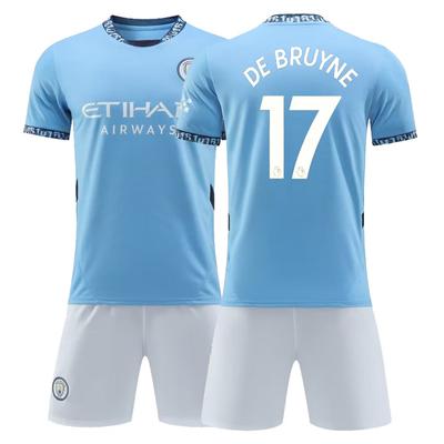 2024-2025 Man City Home Jersey No.17 De Bruyne