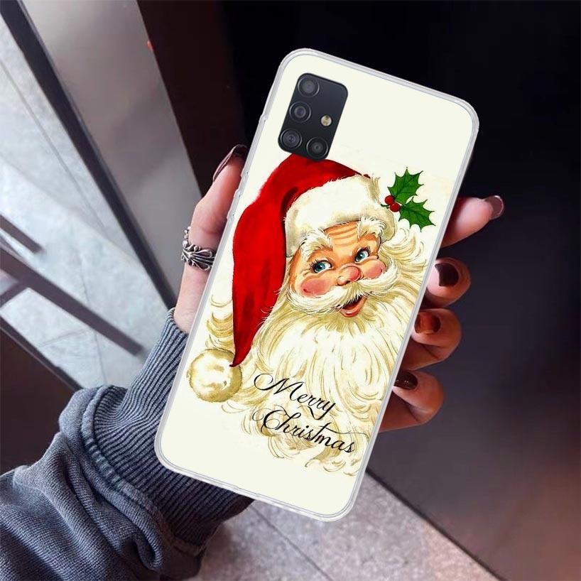 Christmas Santa Claus Present Phone Case For Samsung Galaxy A52 A51 A50S A32 A22 A12 A02S A72 A71 A31 A70 A30S Note 20 Ultra 10