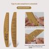 5 Pcs Nail File Set With Scale Nail Art Double-Sided 80-240 Grit Nail File Grinding Sanding Buffer Buffing Manicure Tool