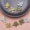 20 Bohemian Style Bee Pendants, DIY Handmade Jewelry Accessories, Made of Zinc Alloy Material, Necklace, Bracelet, Earring Produ