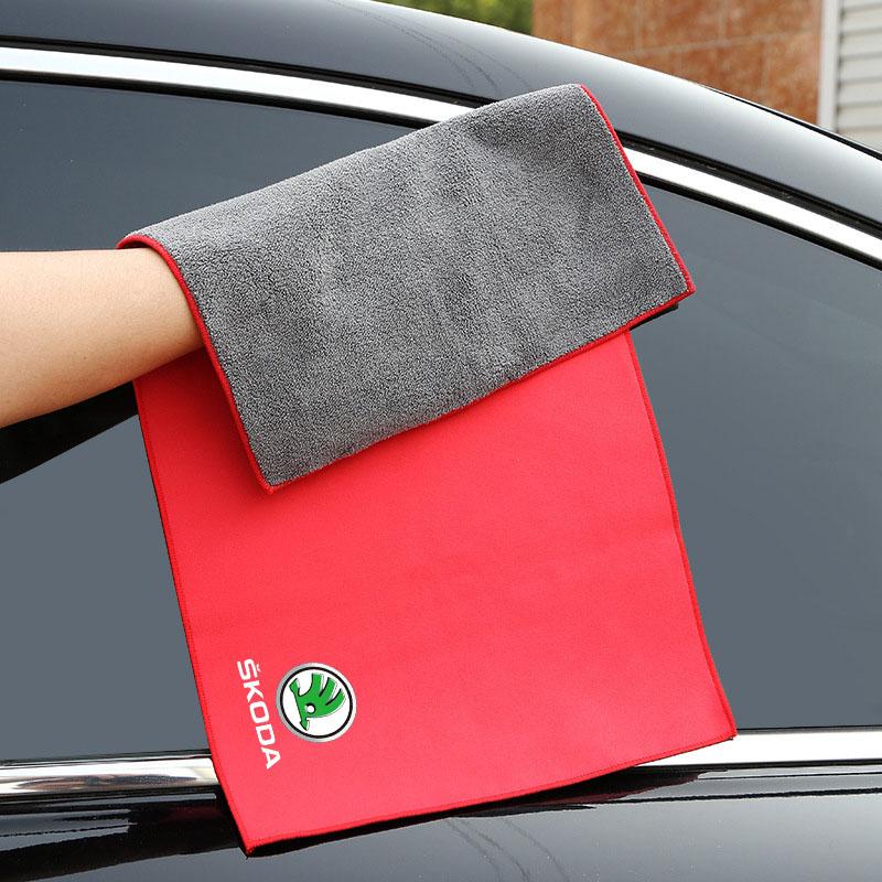 Automobile Beauty Cleaning Cloth Wash Car Accessories Car Tools for Skoda Kamiq Kapoq Kodiaq Rapid SCALA Octavia 1 2 3 A4 A5 MK2 Fabia