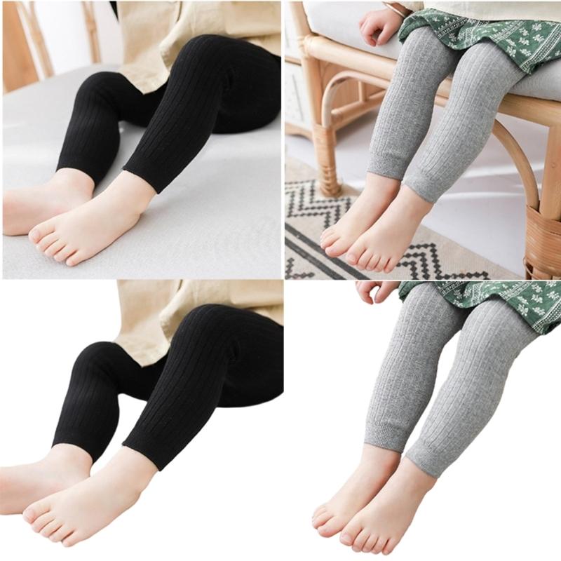 Stylish Girls Leggings Versatile Kids Elastic Tights Fashionable Elastic Pantyhose for Daily Outfits Outdoor Adventures