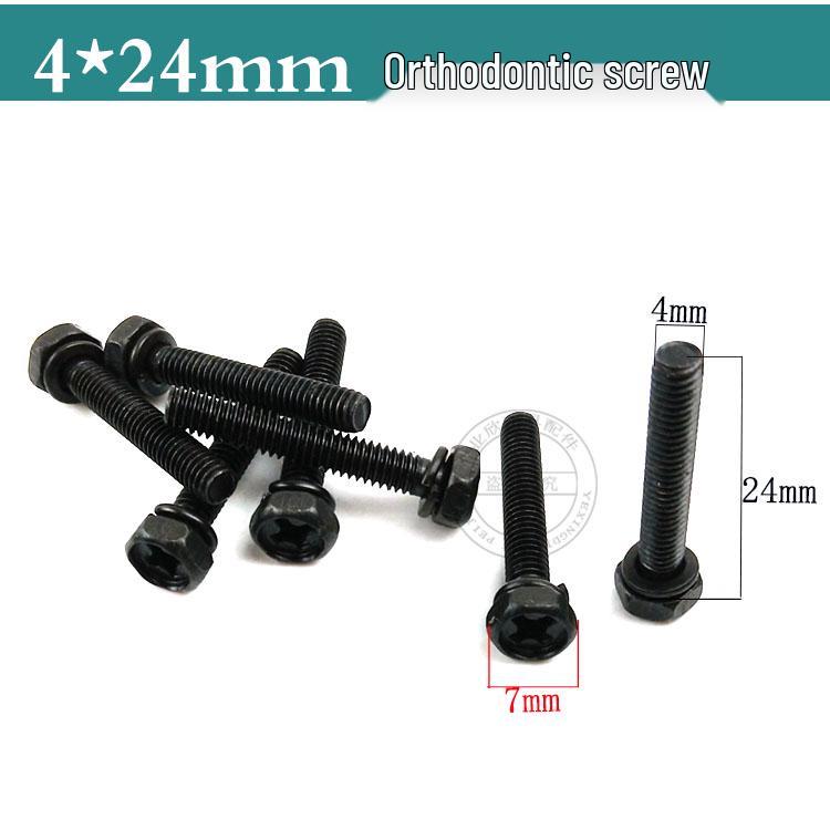 Electric Chainsaw Hex Nut and Screw Cap Set with Aluminum Pressure Plate