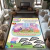 Peppa Pig Customize Text Area Rug Perfect for Decorate room Dining Room Hallway Living Rooms Anti-slip Rug Anime Office Decor Spiritual Gift