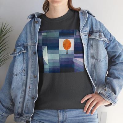 Paul Klee Art T-Shirt and Kids Tshirt, The Harbinger of Autumn, Vintage Style