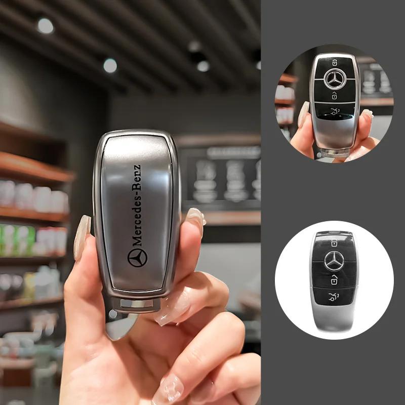 

2025 Новий Чохол-футляр для ключа автомобіля з ТПУ для Mercedes-Benz A B C E G S Класу CLA CLS GLA GLB GLC GLE GLS EQA EQB EQC Оболонка Тримач Брелока Аксесуар