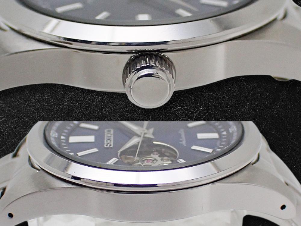 Seiko Selection SCVE051 Cal.4R38A SS Open-Heart Blue Dial Automatic with Box and Papers Used