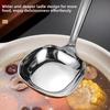 Non-Slip Hot Pot Spoon Square Long Handle Colander Kitchen Tool Soup Ladle  Hot Pot Gravy