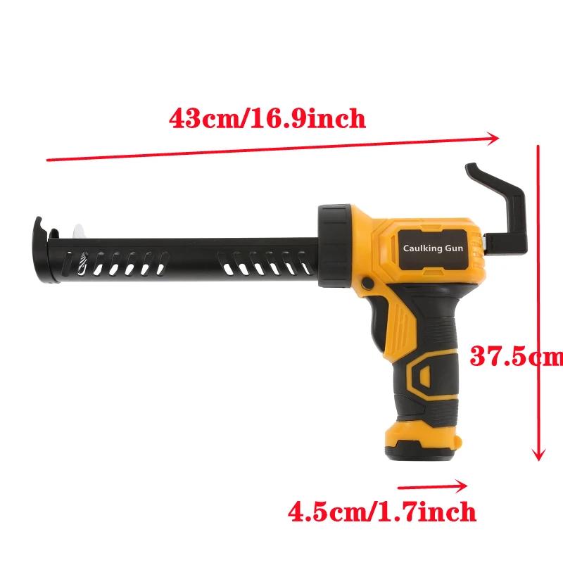 7000RPM Bezprzewodowy elektryczny pistolet do kleju Wielofunkcyjny ręczny elektryczny pistolet do uszczelniania szwów Uszczelniacz pistolet do kleju na baterie AA