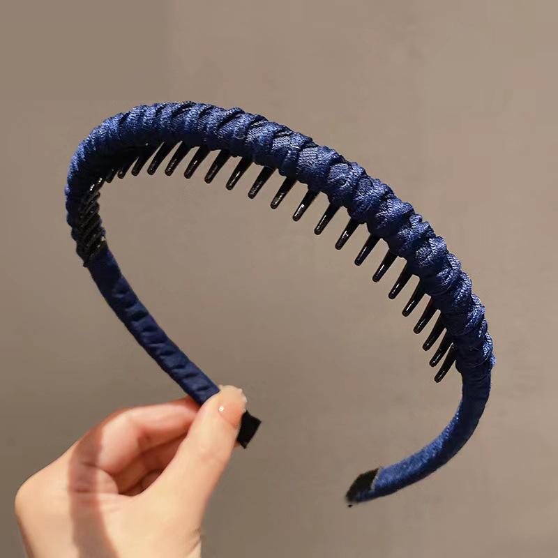Hairband Headband for Women, Non-slip Hair Pressing and Face Washing, Special for Hair Tidying, Fashionable Headdress with Teeth