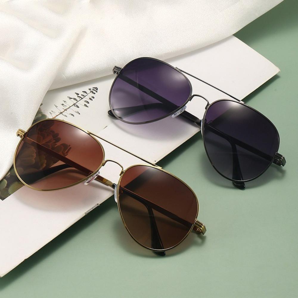 2PCS Driving Sun Glasses for Men Women Classic Aviator Sunglasses UV Lens Retro Sunglasses
