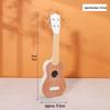 Milky White Peach Core Solid Wood Ukulele with High Aesthetic Appeal