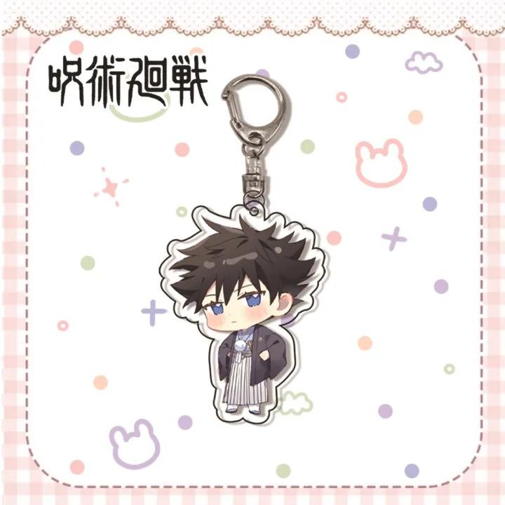 Jujutsu Kaisen Gojo Satoru Itadori Acrylic Keychain 55mm Anime Cosplay Accessory