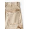 H M Bootcut Loose Cargo Jeans Beige