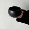 Retro Ceramic Cup with Saucer