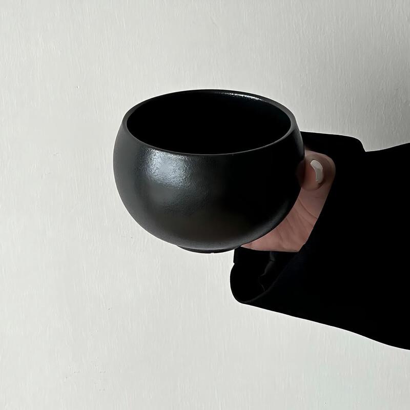 Retro Ceramic Cup with Saucer