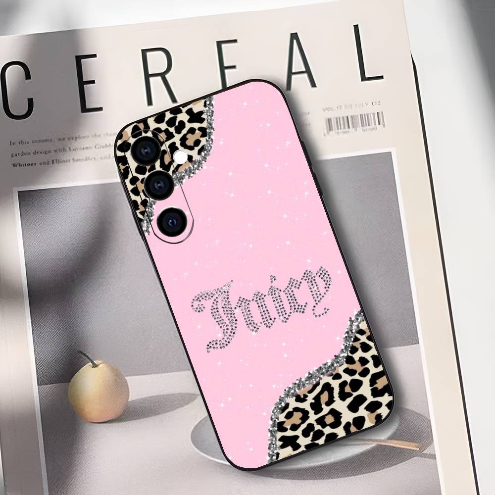 Розовый J-Juicy C-Couture Чехол для телефона Samsung Galaxy A73,A72,A71,A70,A53,A52,A51,Другие Мягкий Черный Чехол Samsung a40