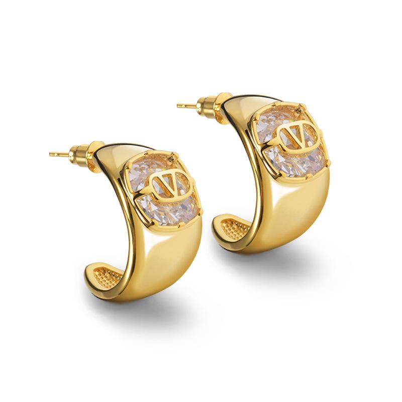Retro Hoop Earrings, Luxury Statement Earrings, Elegant Studs, Fashion Dangle for Women