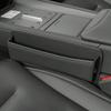 1pc Black Leather Car Seat Gap Organizer