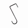 Black Iron Hanging Planter Hook Bracket for Balcony Garden Bird Feeder Basket Stand