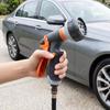 Garden Hose Nozzle, High Pressure Hose Nozzle, Heavy Duty Hand Sprayer, Adjustable Nozzle for Plants Watering Car Washing Sidewalk Cleaning