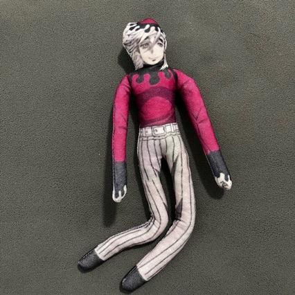 Demon Slayer Akaza Poseable Plush Doll Built-in Wire Stuffed Figure Infinite Castle Mugen Train Collectible Toy For Anime Fans Cuddly Fluffy Huggable