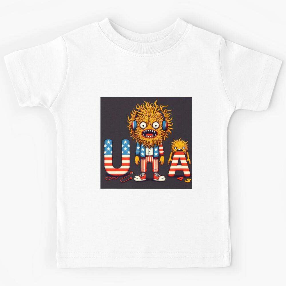 Funny and strong , USA :from Egyape Artists (1st design) Kids T-Shirt 110