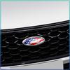 Bil Bakre Bagageutrymme Logotyp Emblem Klistermärke 11,5x4,5cm Ersättning för Ford Ranger Escape Mondeo Fusion Fiesta Kuga Edge Focus Mustang Biltillbehör