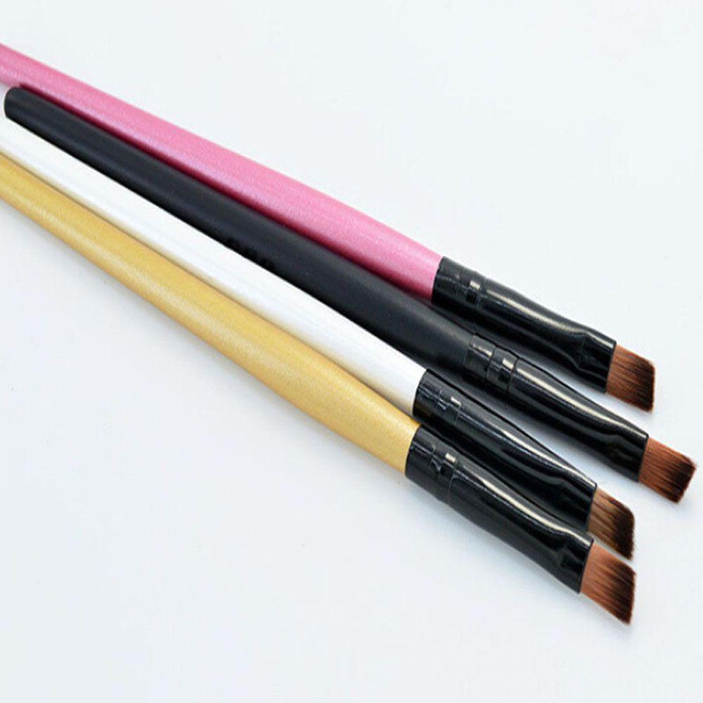 

Подводка для глаз для растушевки бровей, профессиональный инструмент для макияжа, наклонная угловая кисть для теней, кисть для бровей