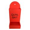 1/2pcs Chicken Oyster Shell Feeder And Grit Feeder Plastic Chicken Feeder Chicken Coop Accessories Automatic Chicken Feeder