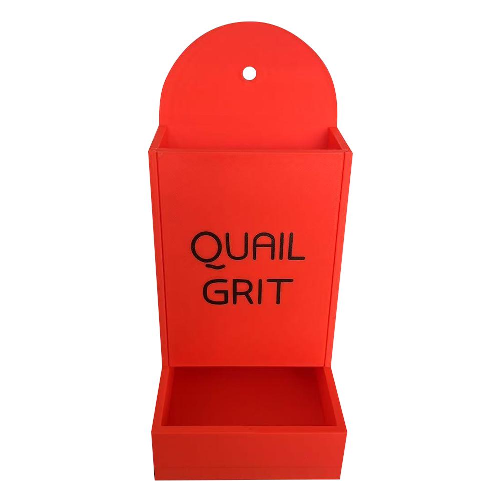 1/2pcs Chicken Oyster Shell Feeder And Grit Feeder Plastic Chicken Feeder Chicken Coop Accessories Automatic Chicken Feeder