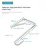 4pcs Behind the Door Hook Wardrobe Punch-Free Door Hook Wall-Mounted Children's Bathroom Multi-Functional Hook