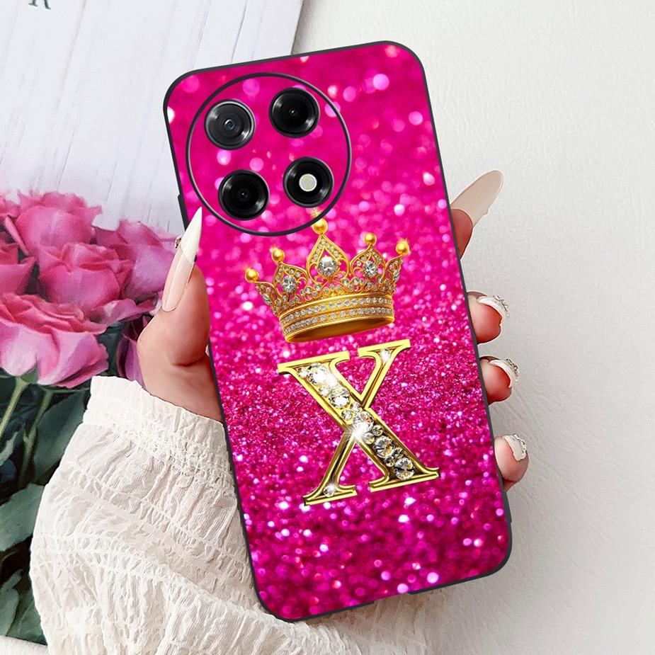 For Tecno Camon 30S Case Camon30 Pro CL8 New Crown Letters Cover Soft Silicone Case For Tecno Camon 30 Premier Camon30 5G Fundas