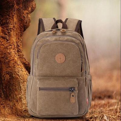Zaino per Uomini e Donne Borsa da Viaggio di Grande Capacità Cartella Scolastica Retro per Studenti Universitari