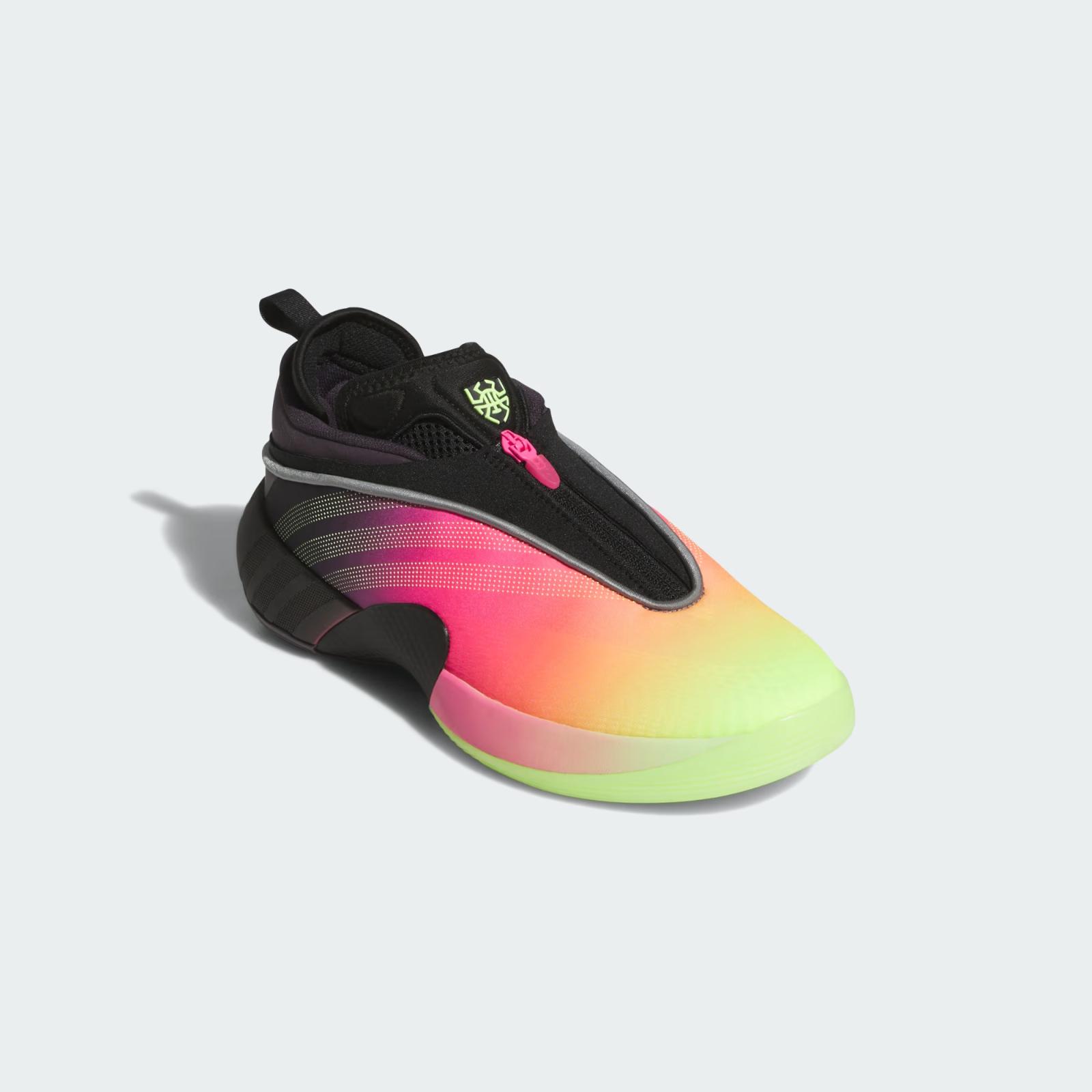 JR7697 adidas D.O.N. Issue 7 Aurora Black Lucid Pink Hi-Res Yellow (Men s) 7