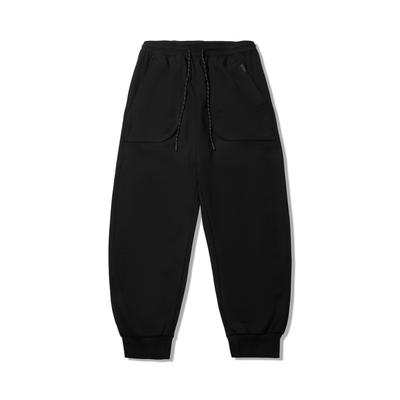 Li Ning Reflective Ice Feel Comfortable Loose Knit Sports Pants Unisex Bottoms Black AKLW415-2
