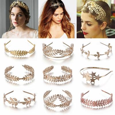 Headpiece  Hair Jewelry Tiara Hair Hoop Bride Headbands Wedding Hair Accessories Leaves Hair Bands