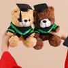 23/28cm Bachelor Bear Plush Toy Soft Bear Animal Doll Doctor Cap Graduation Bear Doll  Party Favors