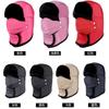 Autumn and winter cold hat hat windproof and warm cycling fashion versatile velvet hat scarf ear protection mask integrated