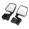 1 Pair Manual Door Mirror 105495870 Scratch Resistant Anti Heat Fade Proof Manual Folding Side Mirror for TJ Manual