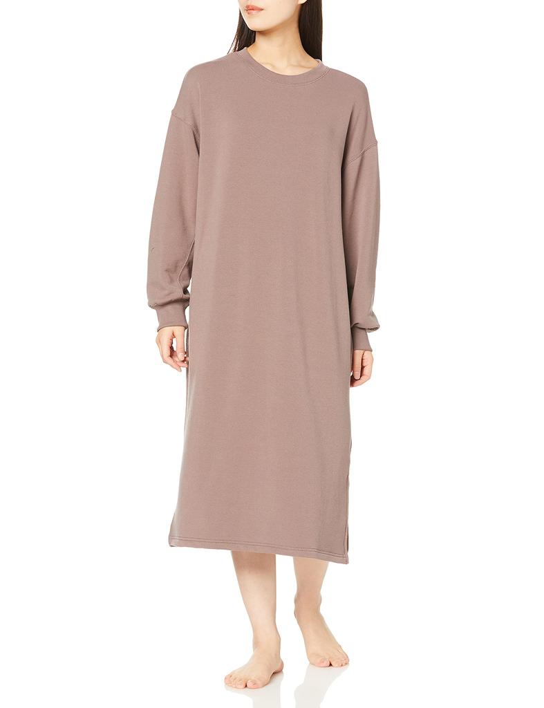 Gelato Pique Logo Sweat Dress Size F Women's PWCO214280, Brown,