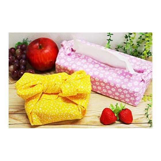 Miyamoto-Towel Kenema Tenugui Hand Towel, Dyed by Hand, "Kaho" Lotus Flower Design, Made in Japan, 36x90cm